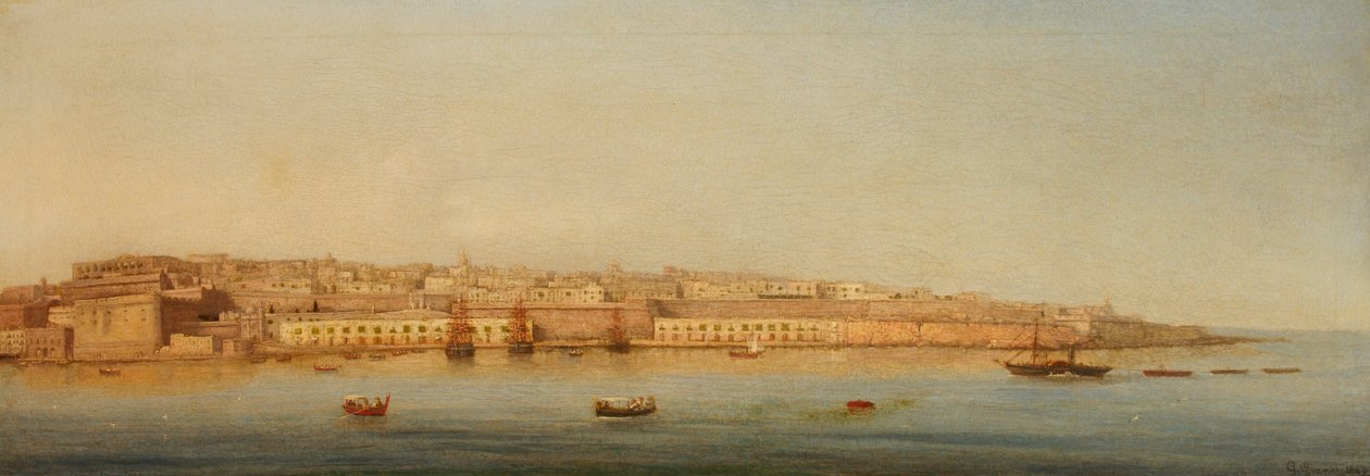 Grande Porto, Valletta, 1869 de Giancinto Gianni