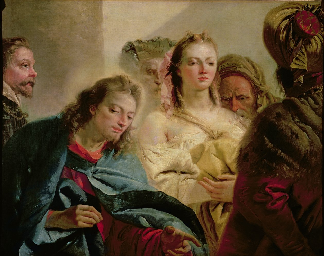 Cristo e a adúltera, 1751 de Giovanni Domenico Tiepolo