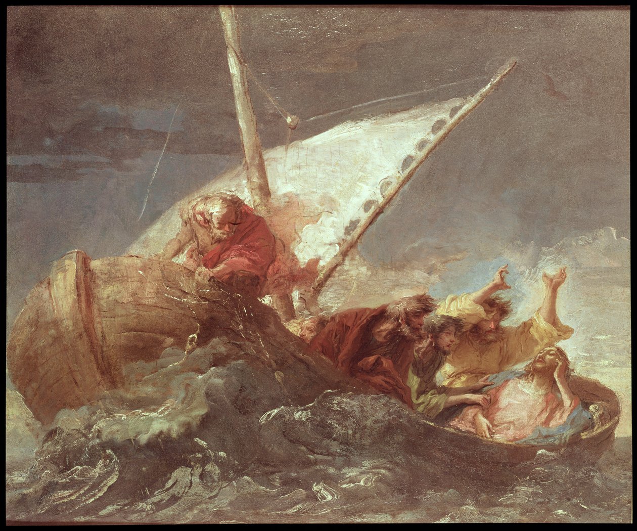 Cristo no lago de Tiberíades de Giovanni Domenico Tiepolo