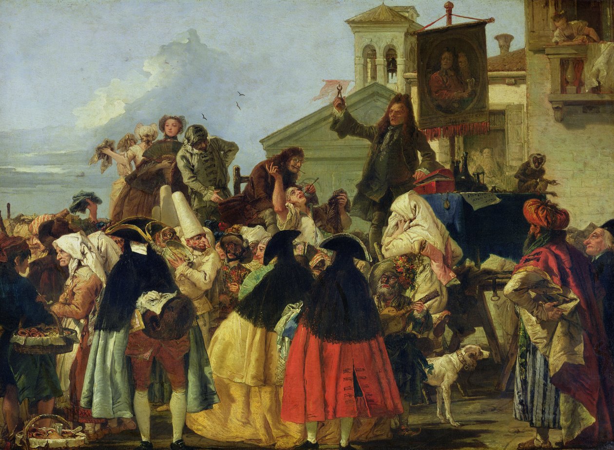O extrator de dentes, c.1754 de Giovanni Domenico Tiepolo