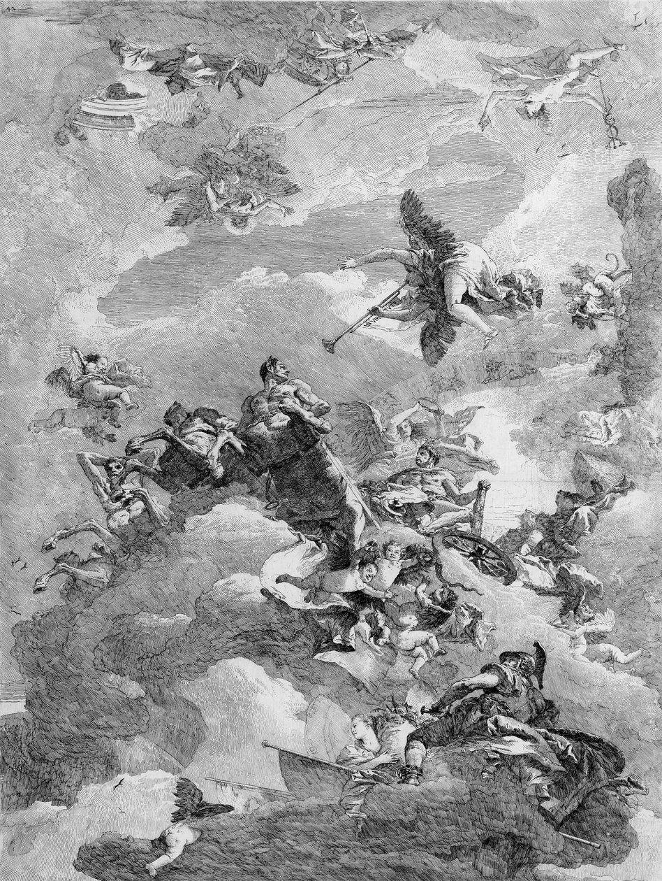 O triunfo de Hércules de Giovanni Domenico Tiepolo