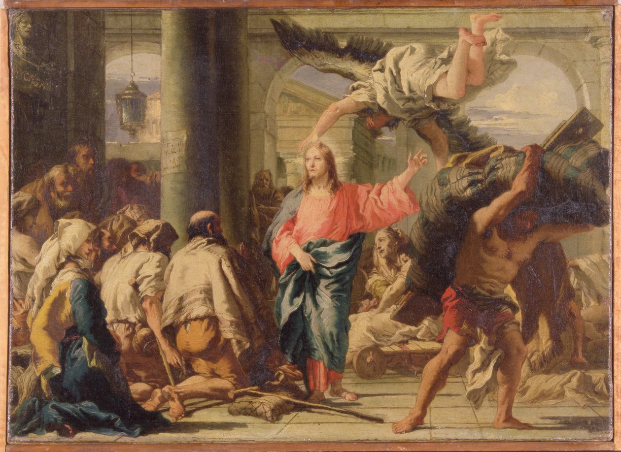 Cristo no tanque de Betesda de Giandomenico (1727-1804) Tiepolo