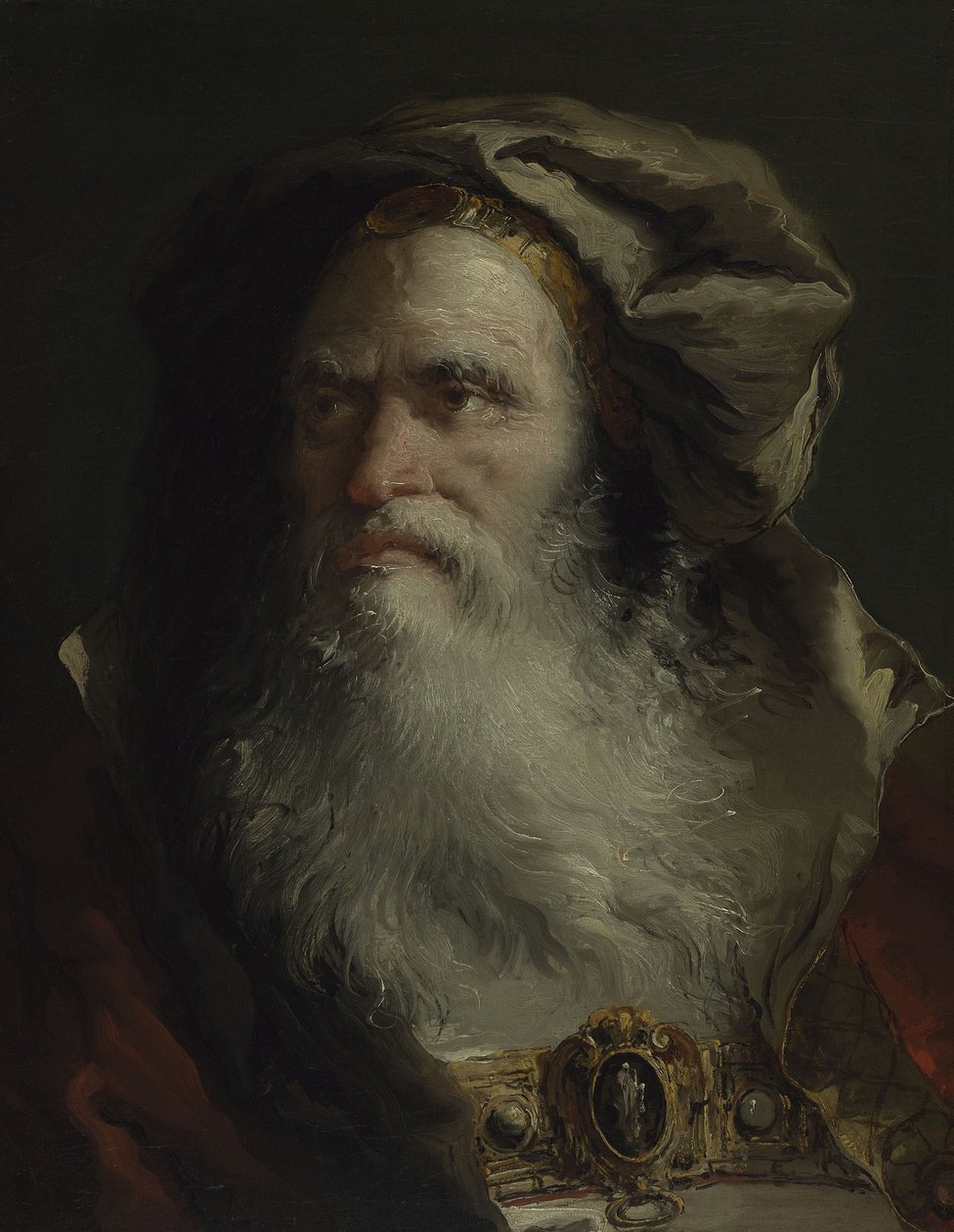Cabeça de um filósofo de Giandomenico Tiepolo
