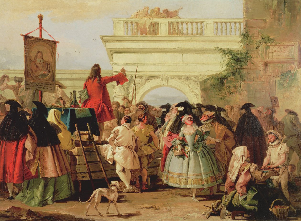 O Charlatão de Giovanni Domenico Tiepolo