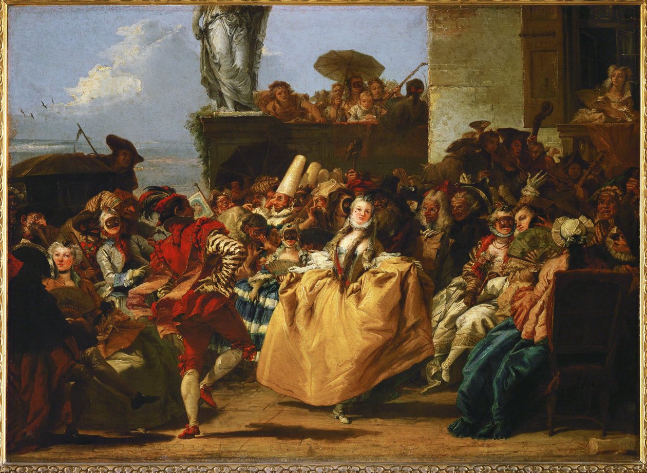 Cena de Carnaval ... de Giandomenico (1727 1804) Tiepolo