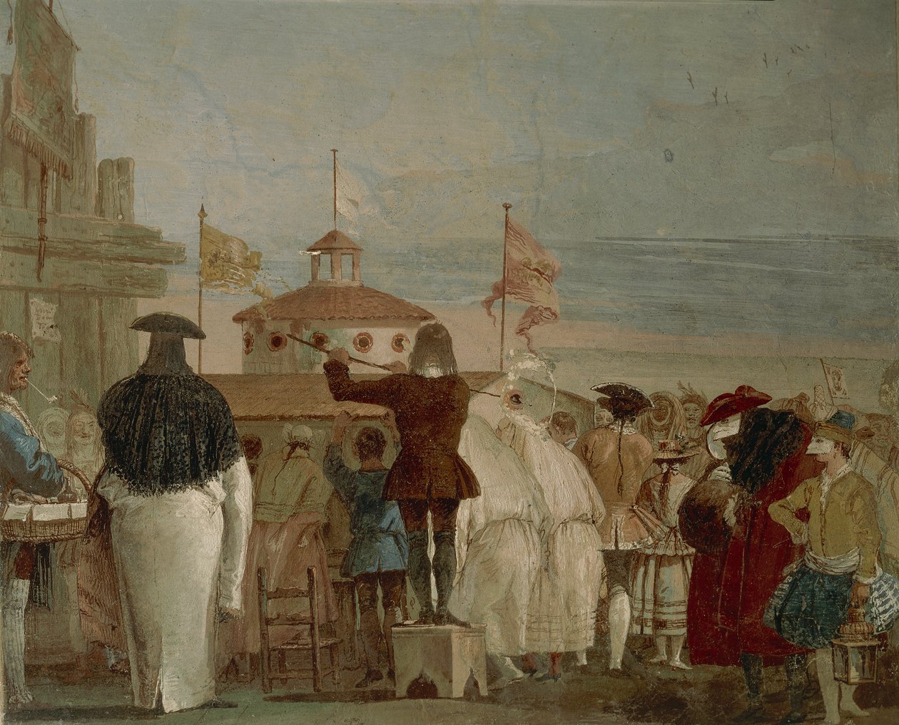 O novo mundo (carnaval veneziano) de Giandomenico  Tiepolo