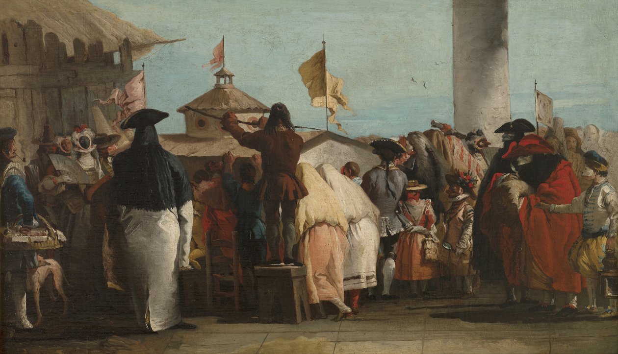 Mondo Novo, ca 1764-1765 de Giovanni Domenico Tiepolo