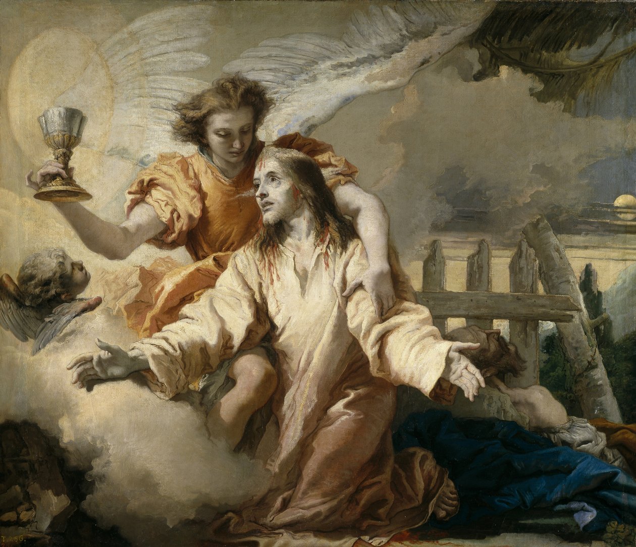 A agonia no jardim, 1772 de Giovanni Domenico Tiepolo