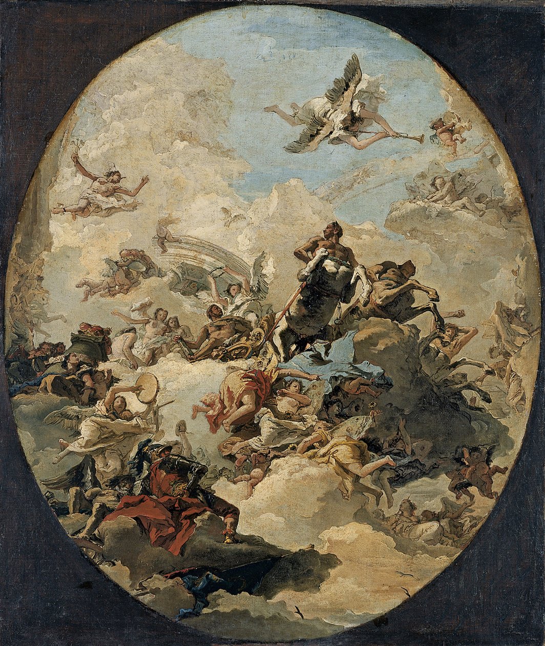 A apoteose de Hércules de Giovanni Domenico Tiepolo