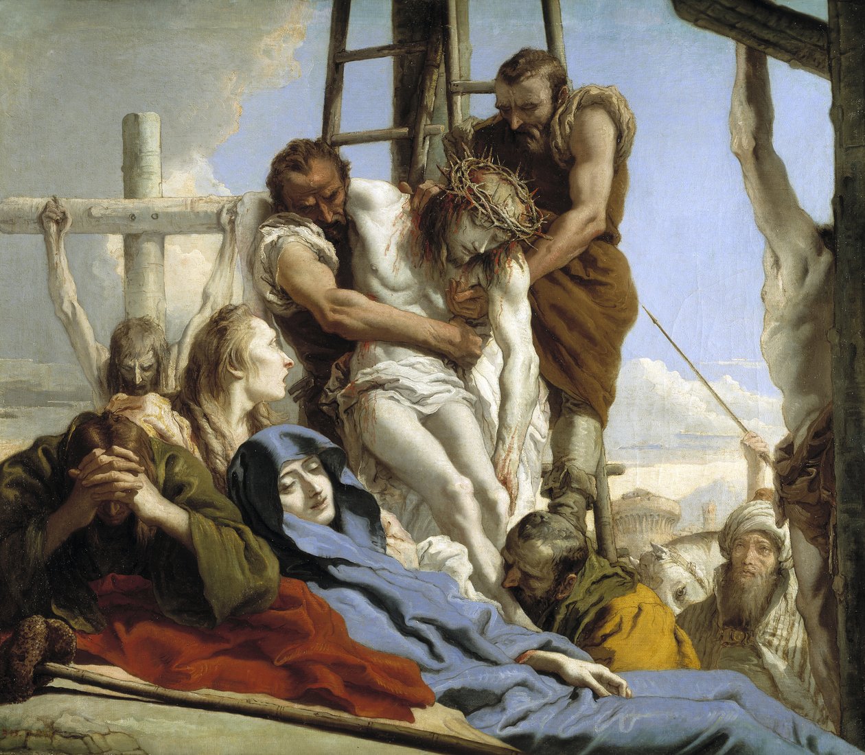 A Descida da Cruz, 1772 de Giovanni Domenico Tiepolo