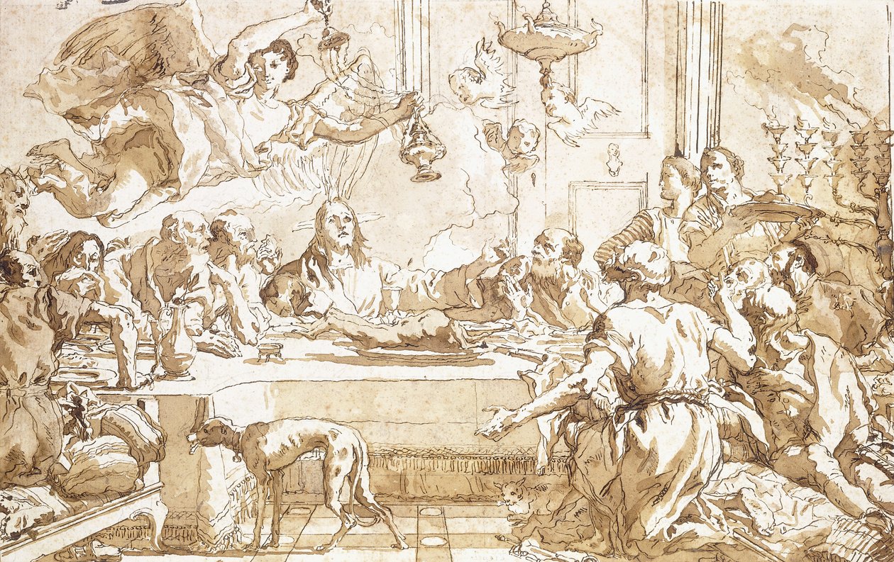 A última Ceia, de Giovanni Domenico Tiepolo