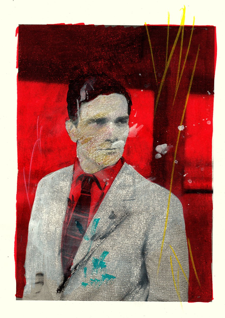 Retrato de Pierpaolo Pasolini, 2014 (técnica mista) de Gianluca Costantini