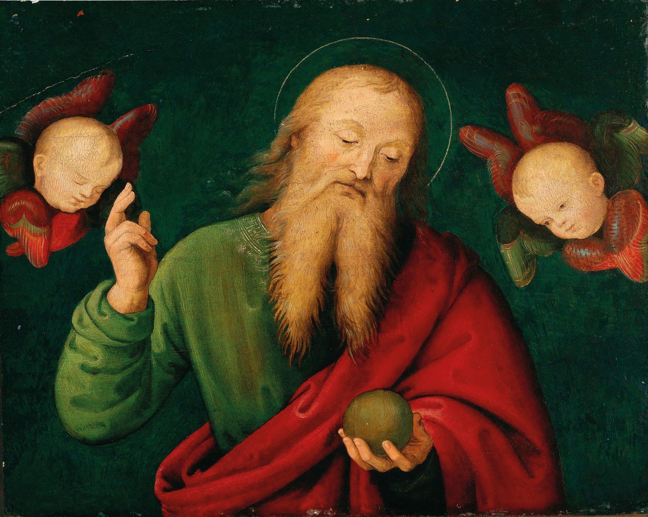 Deus Pai com anjos, c. 1510. de Giannicola di Paolo