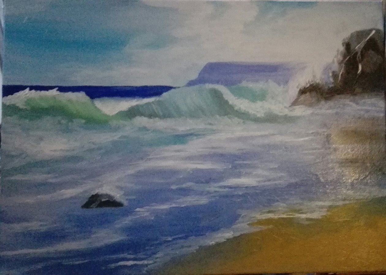 Lá dentro, o mar. de Giavoni Silvano