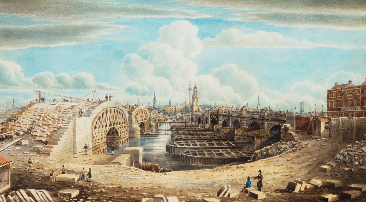Reconstruindo a Ponte de Londres, de Gideon Yates