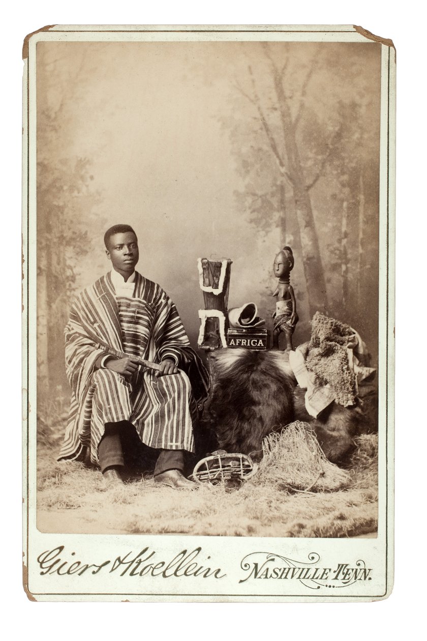 Momolu Massaquoi, Nashville, EUA, c.1890 (impressão em prata de gelatina) de Giers and Koellein
