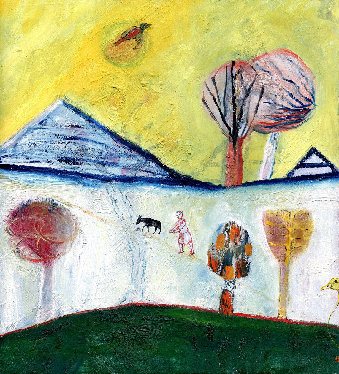 Meu pato, 2004 (óleo sobre papel) de Gigi Sudbury