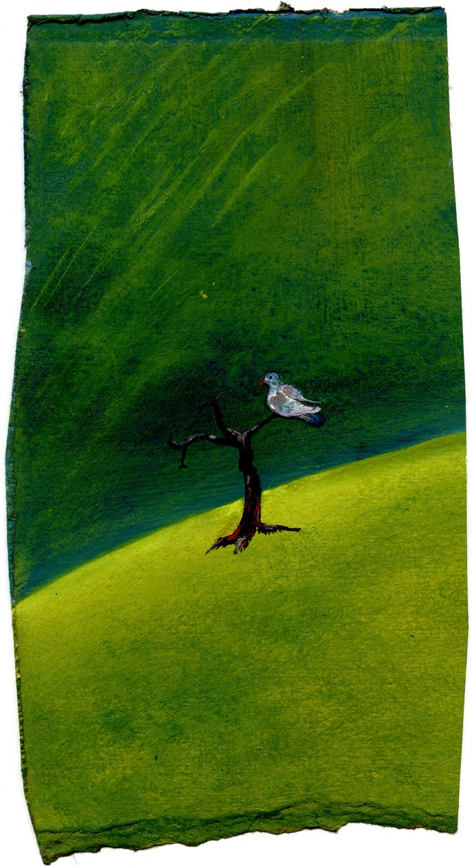The Last One, 2005, (óleo sobre papel) de Gigi Sudbury