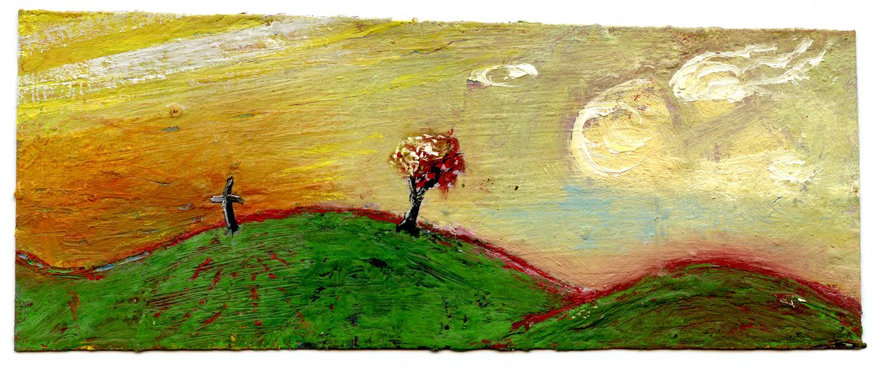 Árvore e Cruz, Pôr-do-sol, 2003 de Gigi Sudbury