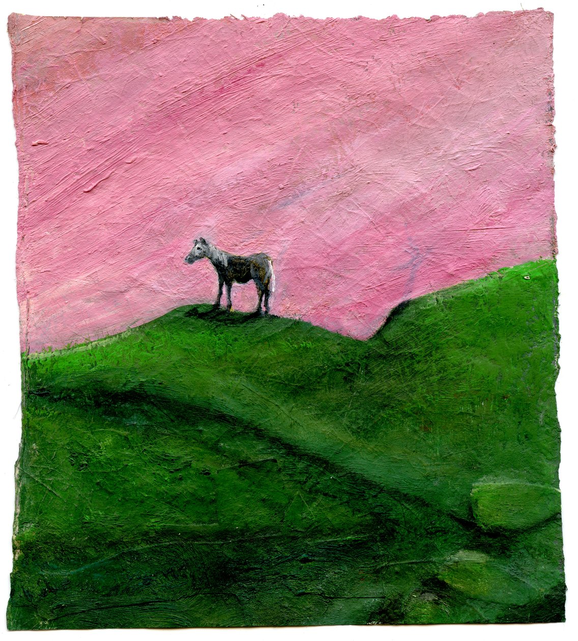 Fim do Dia, 2004 (óleo sobre papel) de Gigi Sudbury