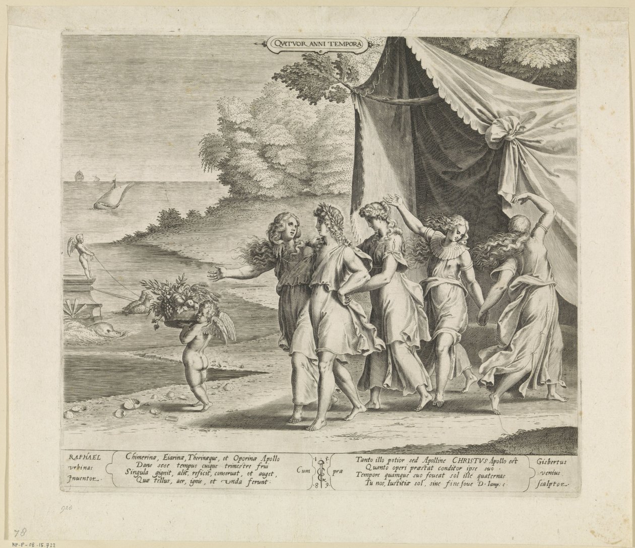 Apollo e as quatro estações
Quatro anni tempora (título sobre o objecto) de Gijsbert Van Veen