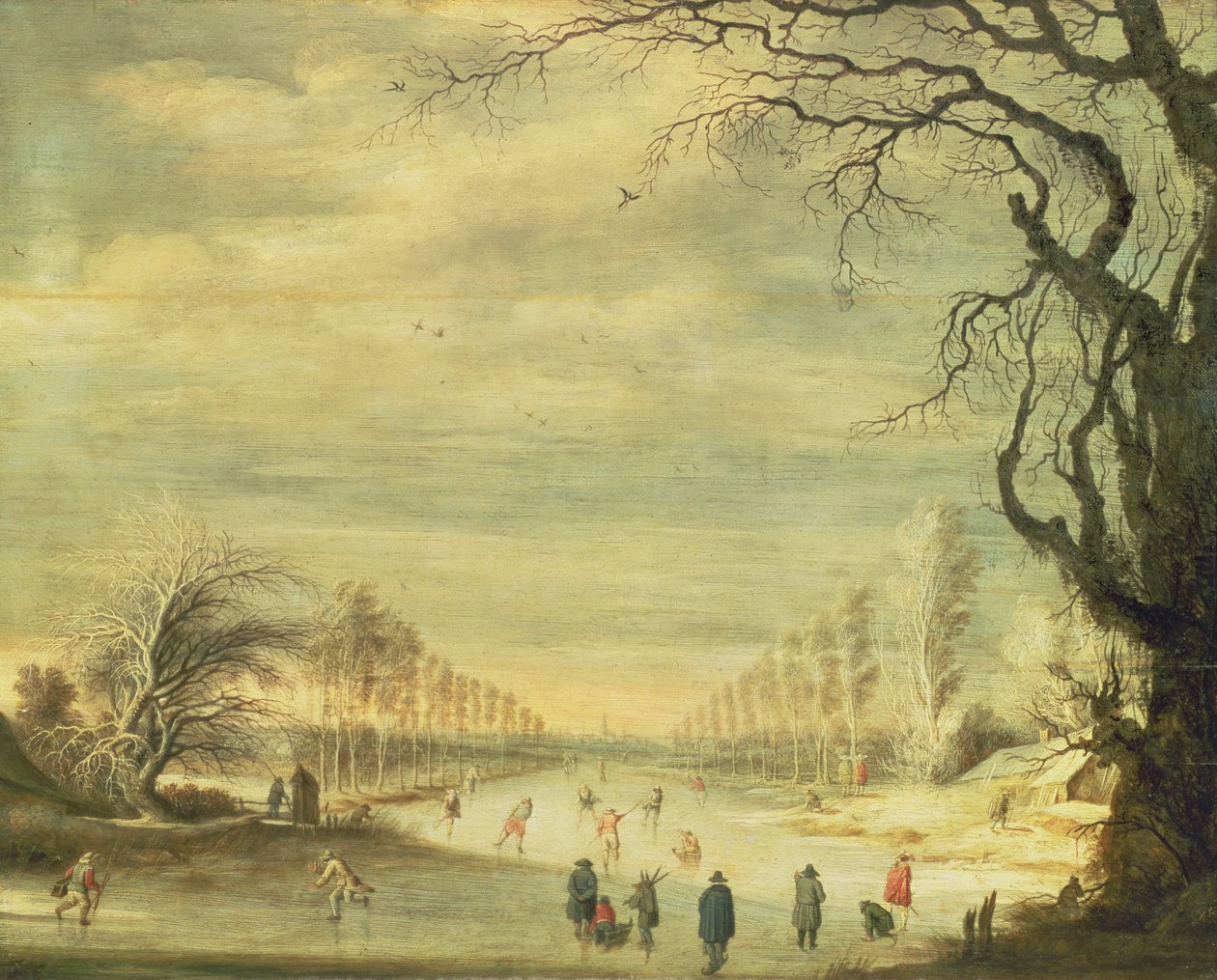 Paisagem de inverno de Gijsbrecht Lijtens