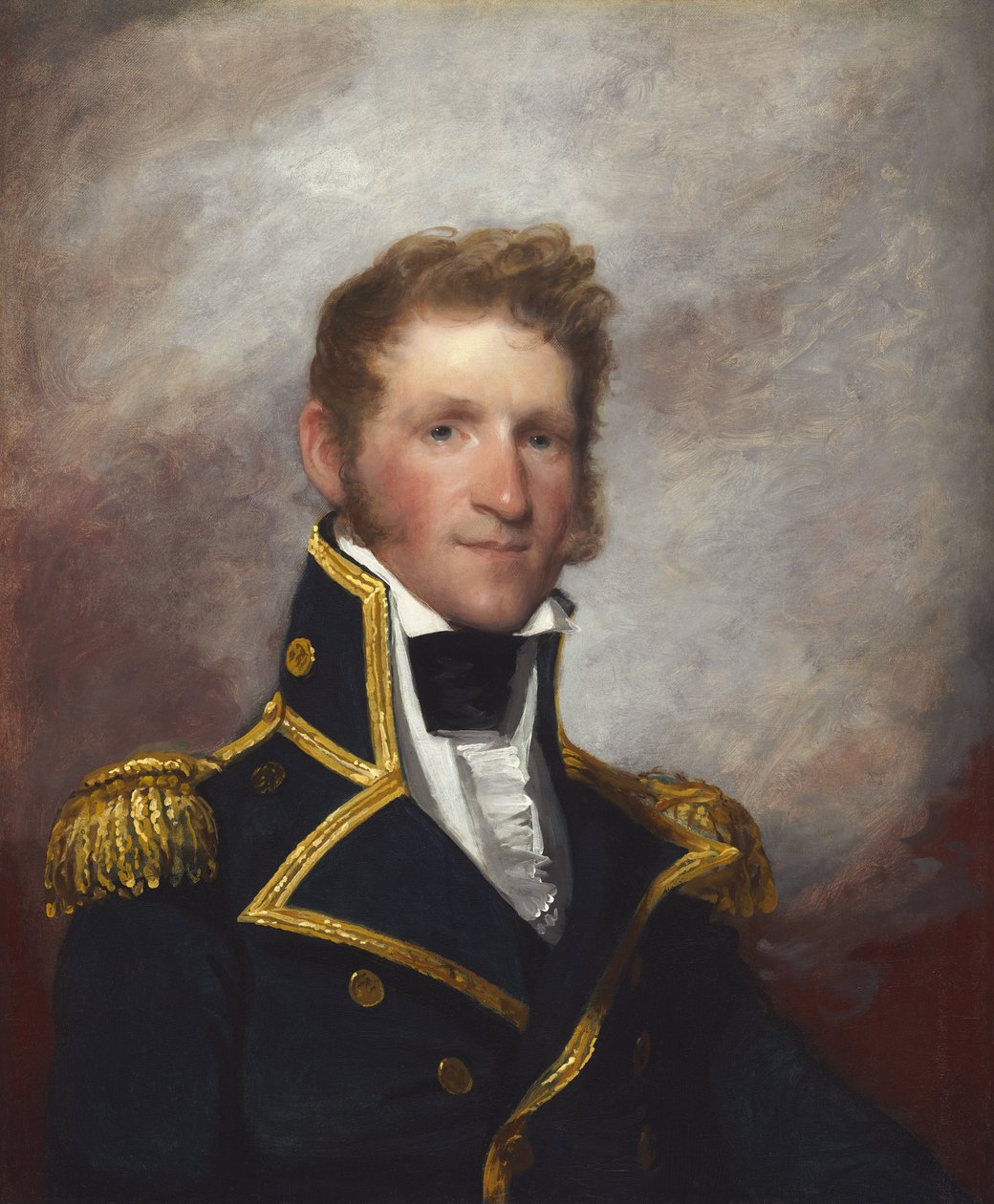 Comodoro Thomas Macdonough, c.1815-8 (óleo sobre madeira) de Gilbert Stuart