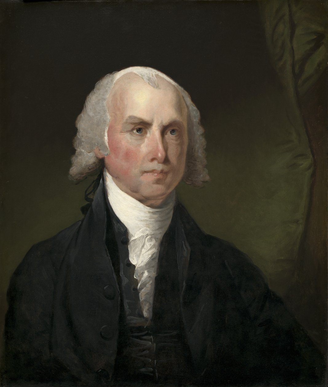 James Madison c.1821 (óleo sobre madeira) de Gilbert Stuart