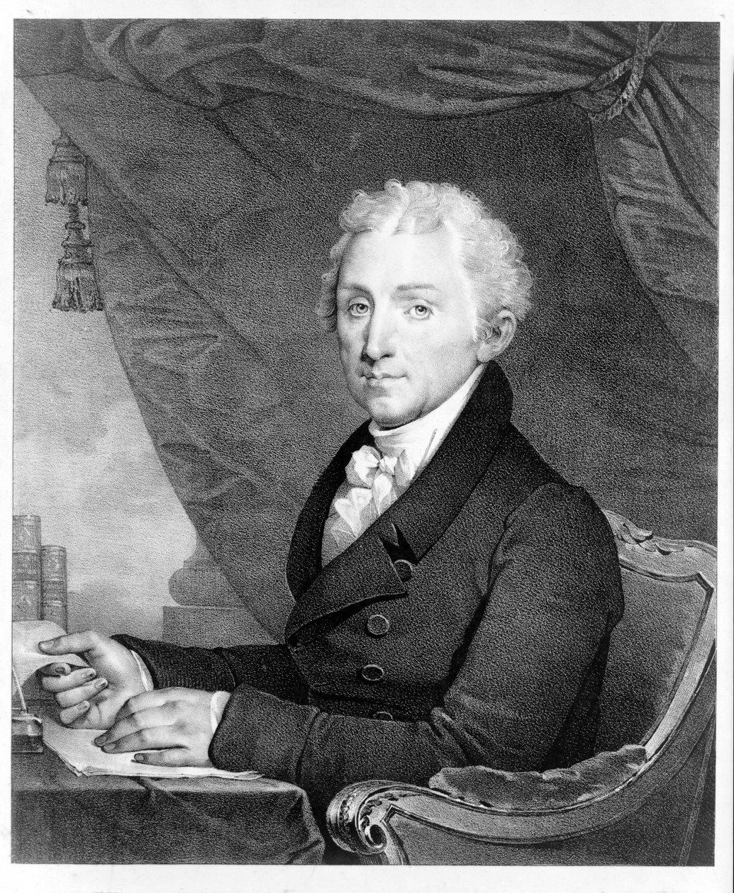 Retrato de James Monroe, pub. 1828 de Gilbert Stuart
