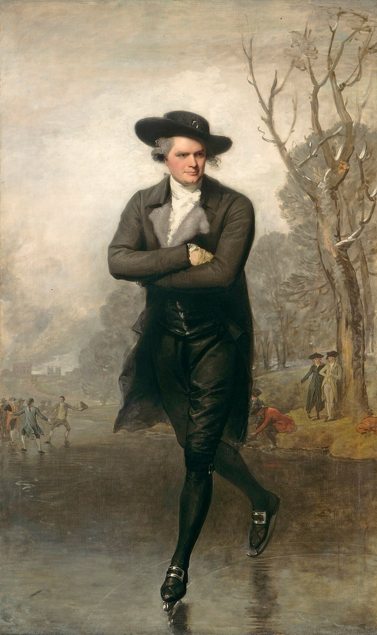 O patinador (retrato de William Grant), 1782 de Gilbert Stuart