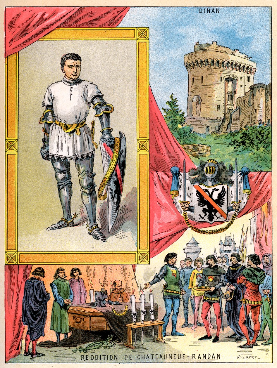 Bertrand du Guesclin, cavaleiro bretão, 1898 de Gilbert
