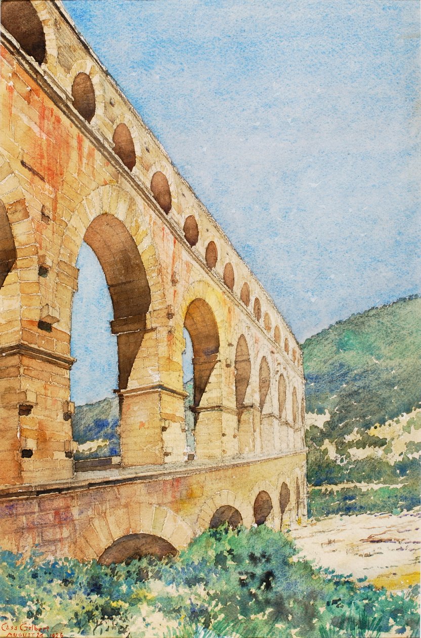 Pont du Gard, França de Gilbert Cass