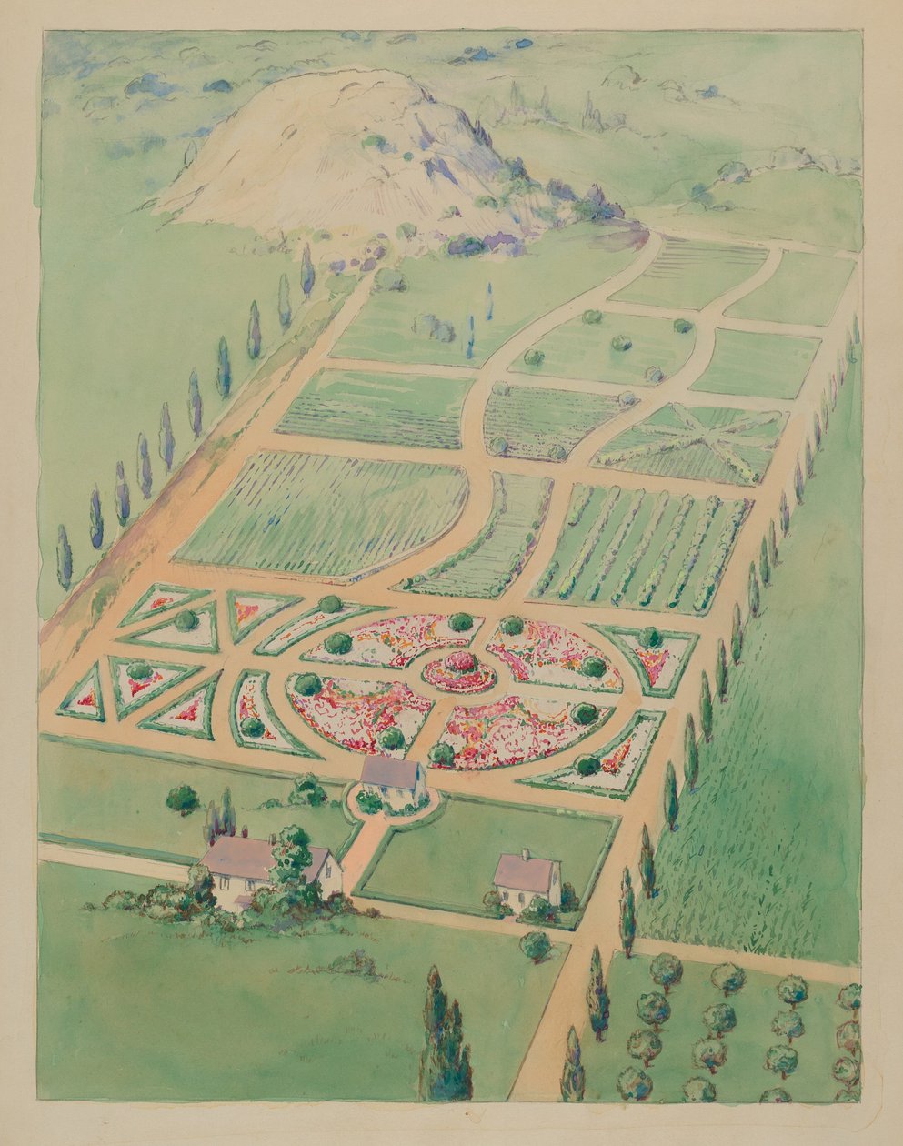 A. Elliot Estate, c. 1936. de Gilbert Sackerman