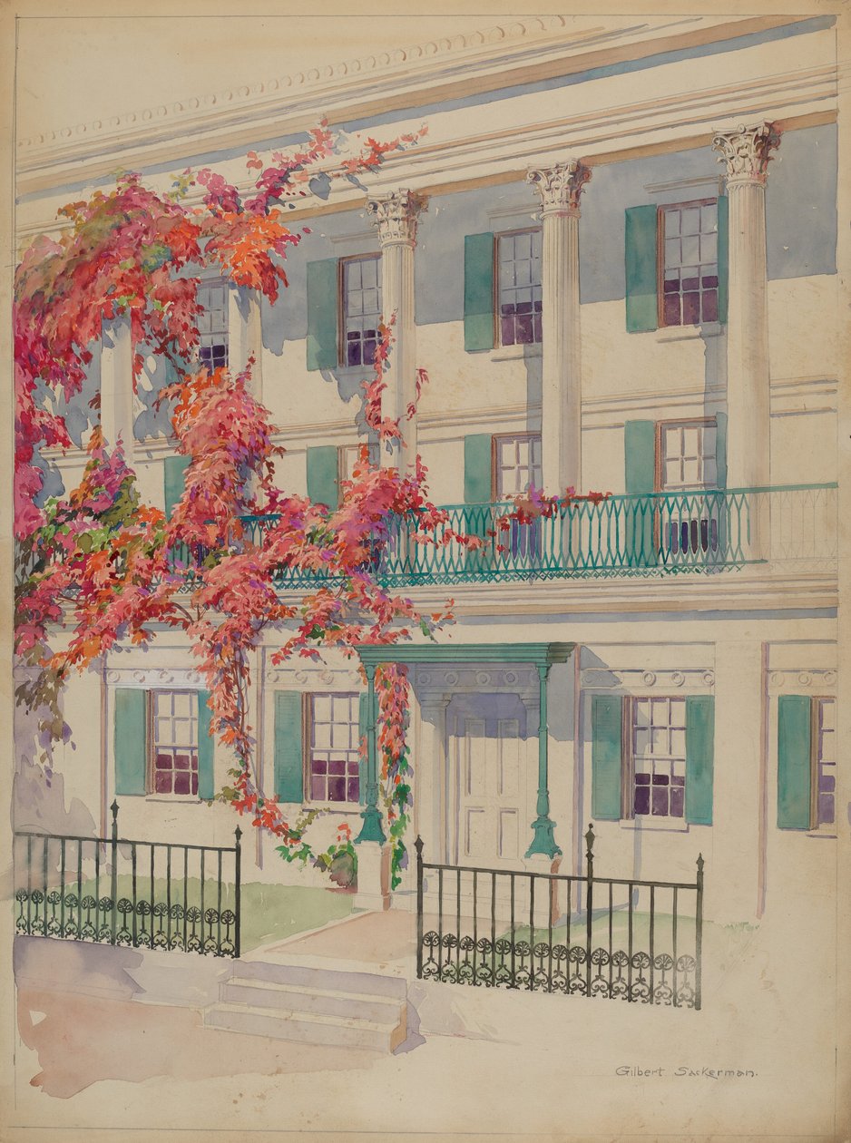 Colunata, c. 1936. de Gilbert Sackerman