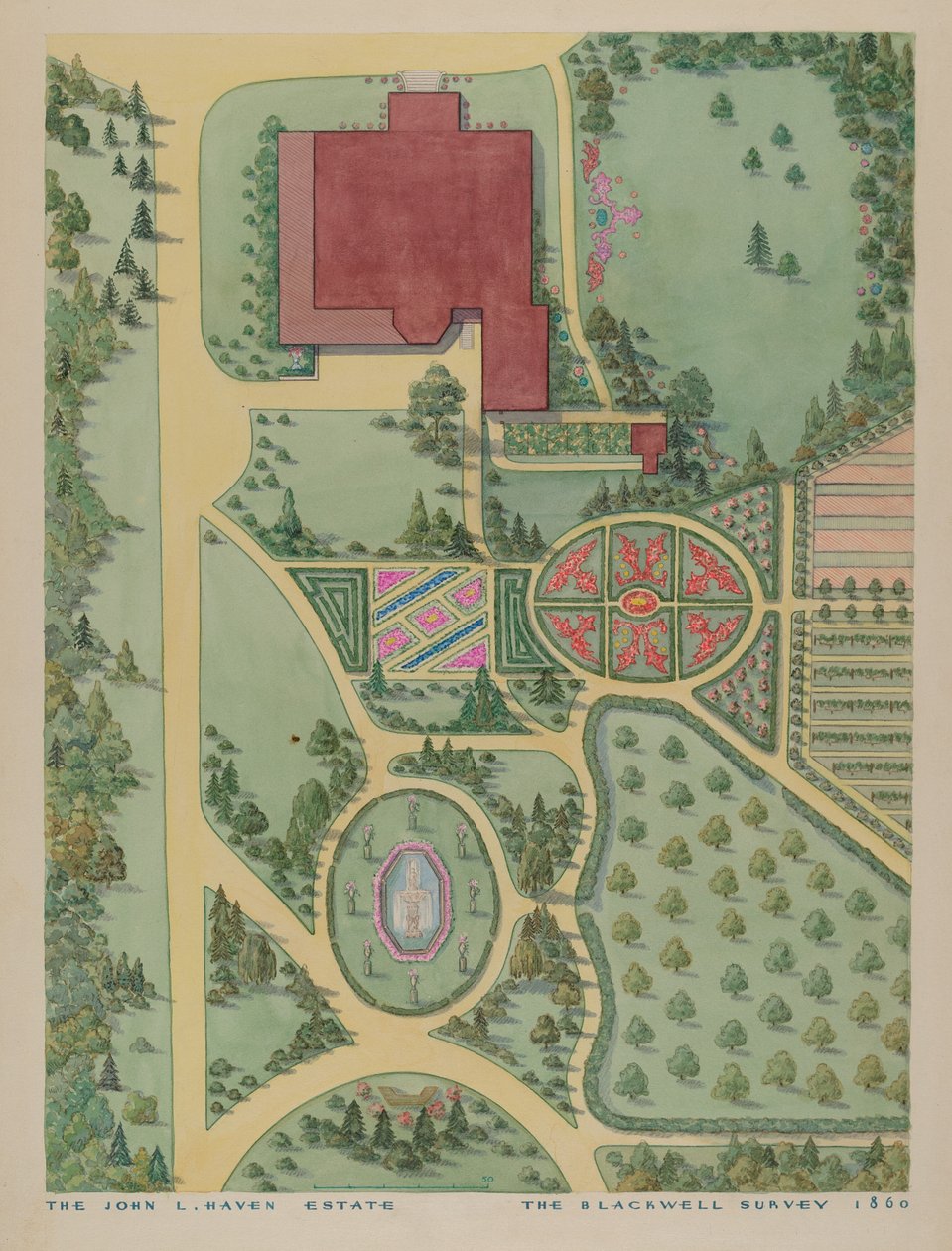 Propriedade de John A. Haven, c. 1936 de Gilbert Sackerman