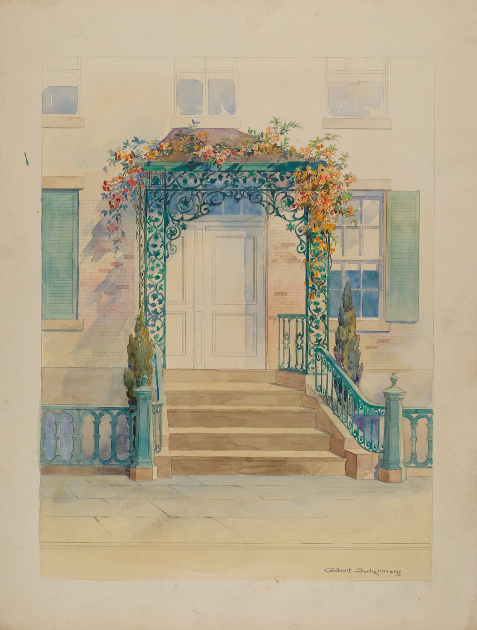 Ferro Ornamental, c. 1936. de Gilbert Sackerman