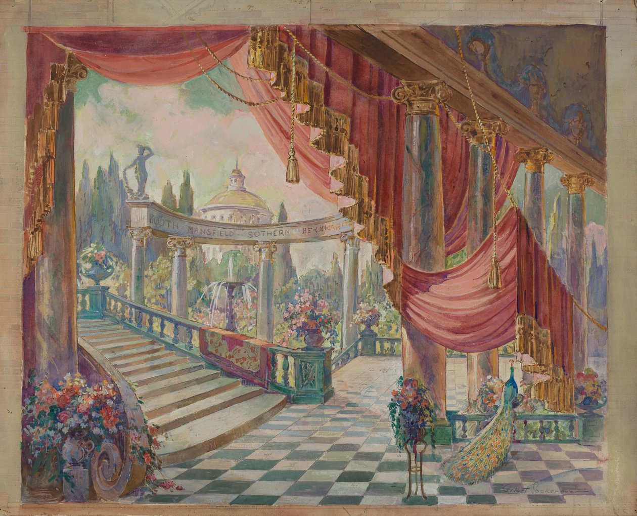 Cenário de Gilbert Sackerman