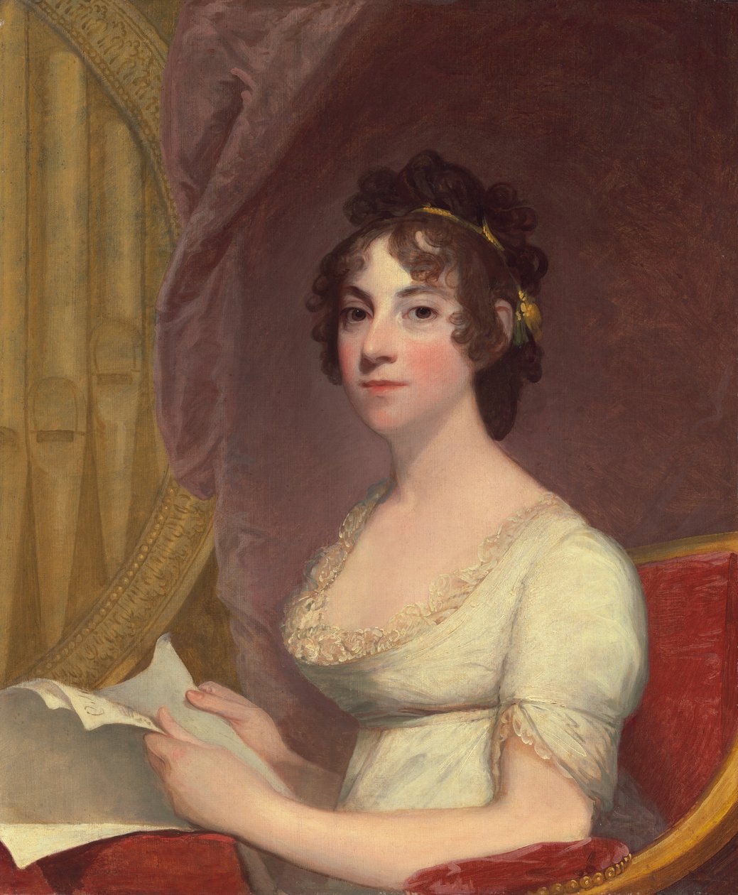 Anna Maria Brodeau Thornton Sra. William Thornton, 1804. de Gilbert Stuart