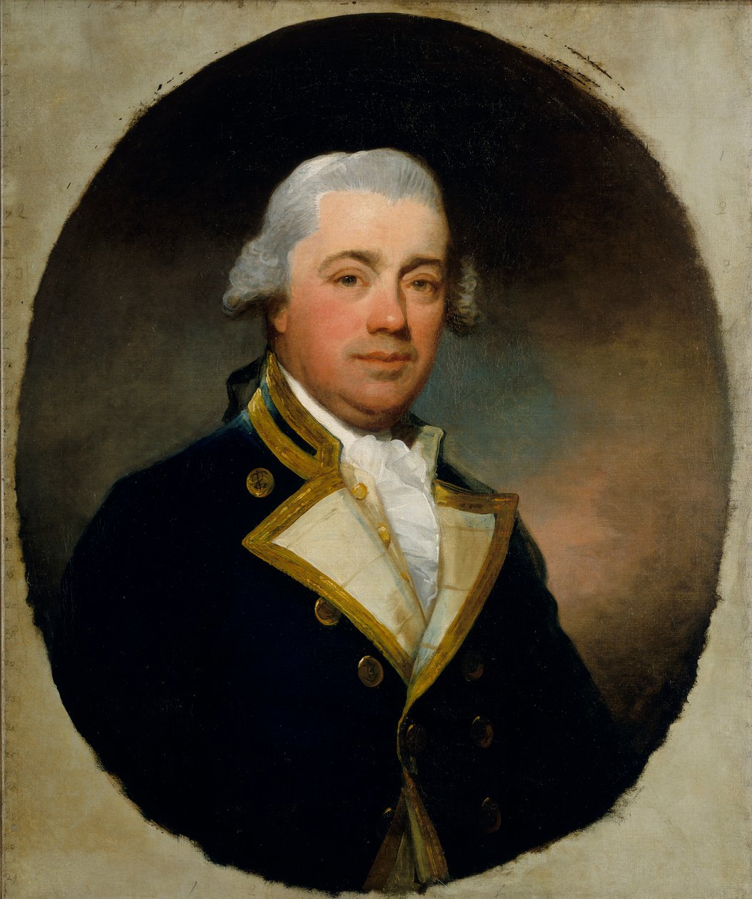 Capitão John Harvey (1740-1794), finais do século XVIII (óleo sobre tela) de Gilbert Stuart