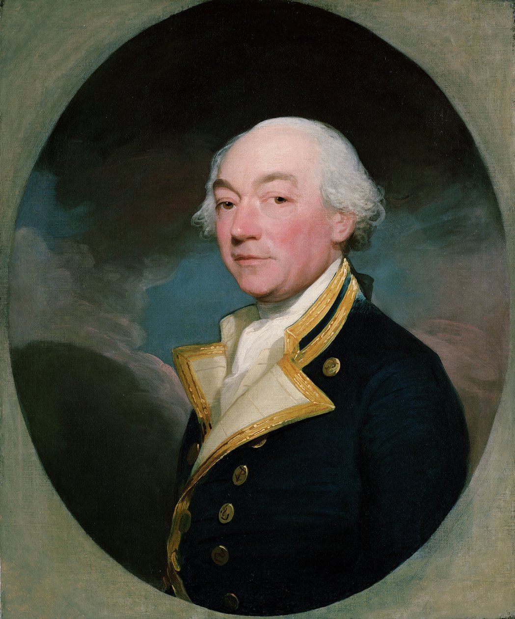 Capitão William Locker (1731-1800), c.1785 (óleo sobre tela) de Gilbert Stuart