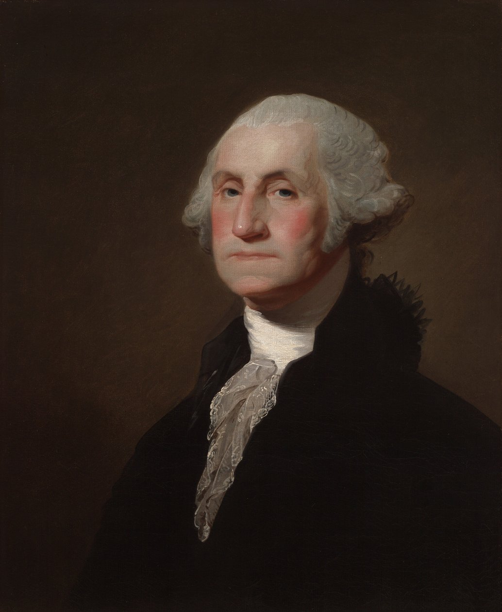George Washington (1732-1799), Doutor em Direito (LL.D.) em 1781 de Gilbert Stuart
