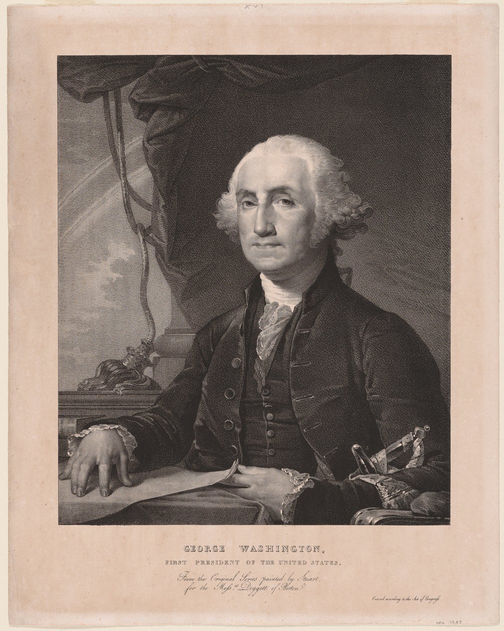George Washington de Gilbert Stuart