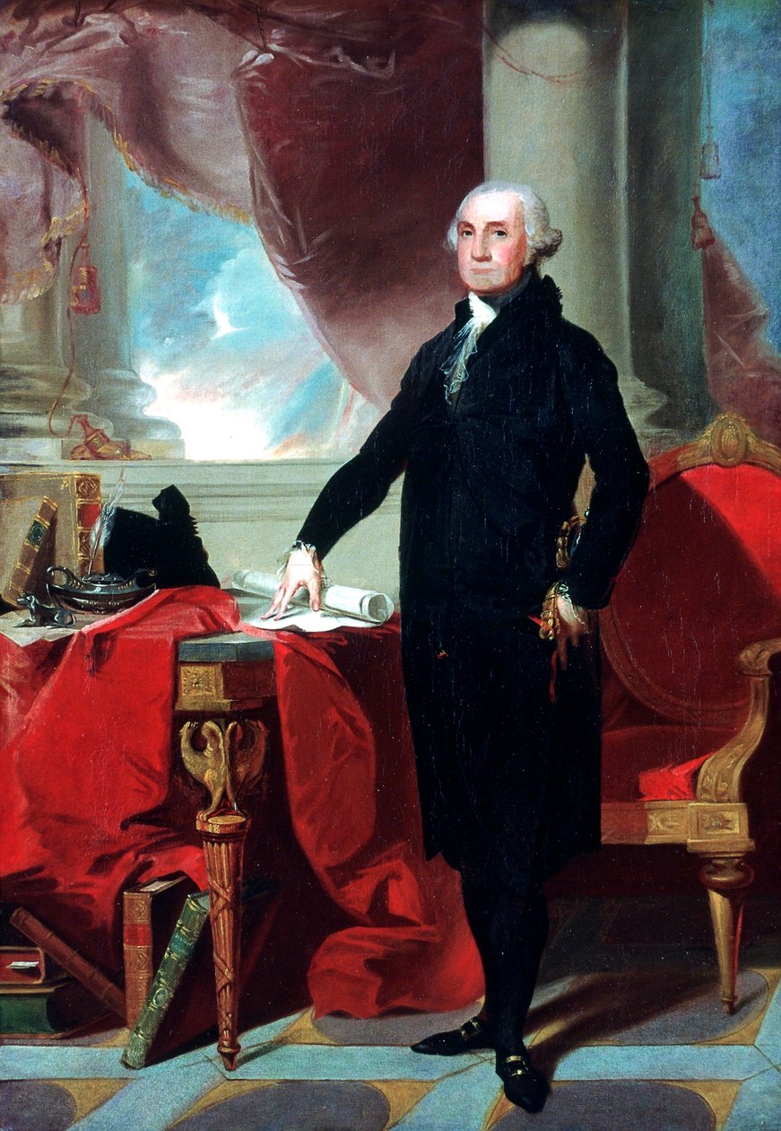George Washington 1732-99, 1796 de Gilbert Stuart