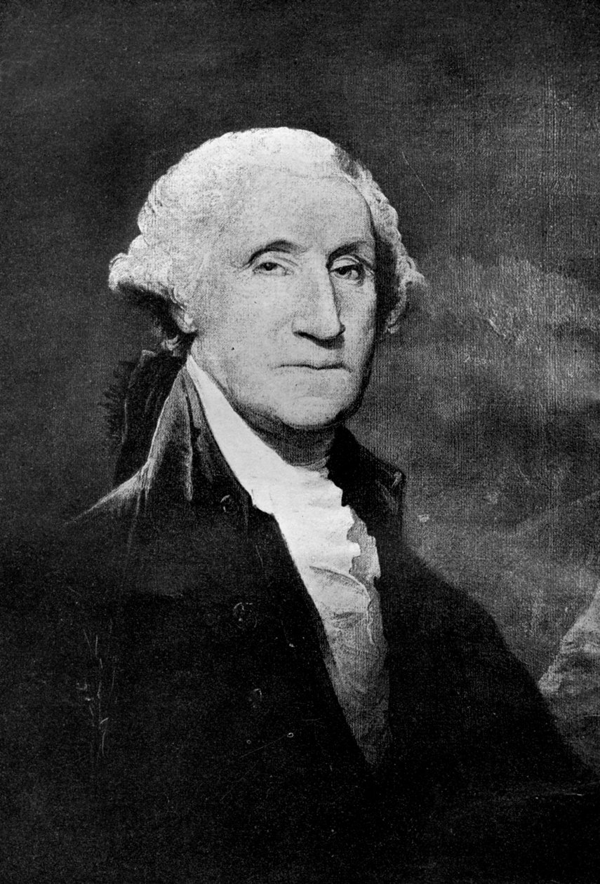George Washington, primeiro presidente dos Estados Unidos, 1933. de Gilbert Stuart