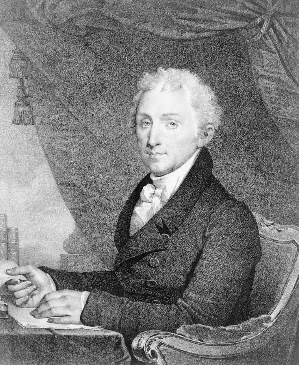 James Monroe, Quinto Presidente dos Estados Unidos de Gilbert Stuart