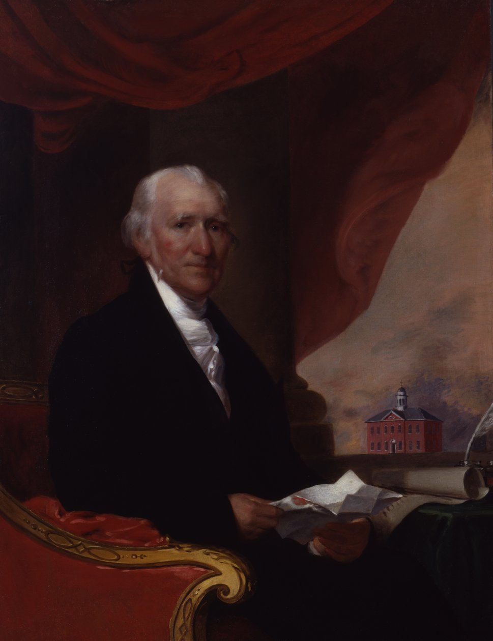 O tenente governador William Phillips, antes de 1804 de Gilbert Stuart