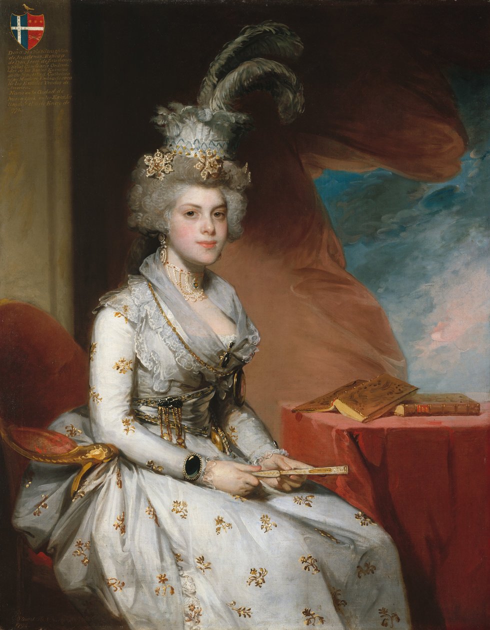 Matilda Stoughton de Jaudenes, 1794. de Gilbert Stuart