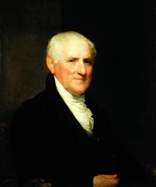 Retrato de Egbert Benson (1746-1833), c.1820 (óleo sobre painel) de Gilbert Stuart