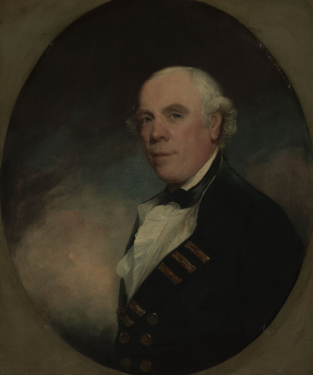O honorável Samuel Barrington (1729/1730-1800) de Gilbert Stuart