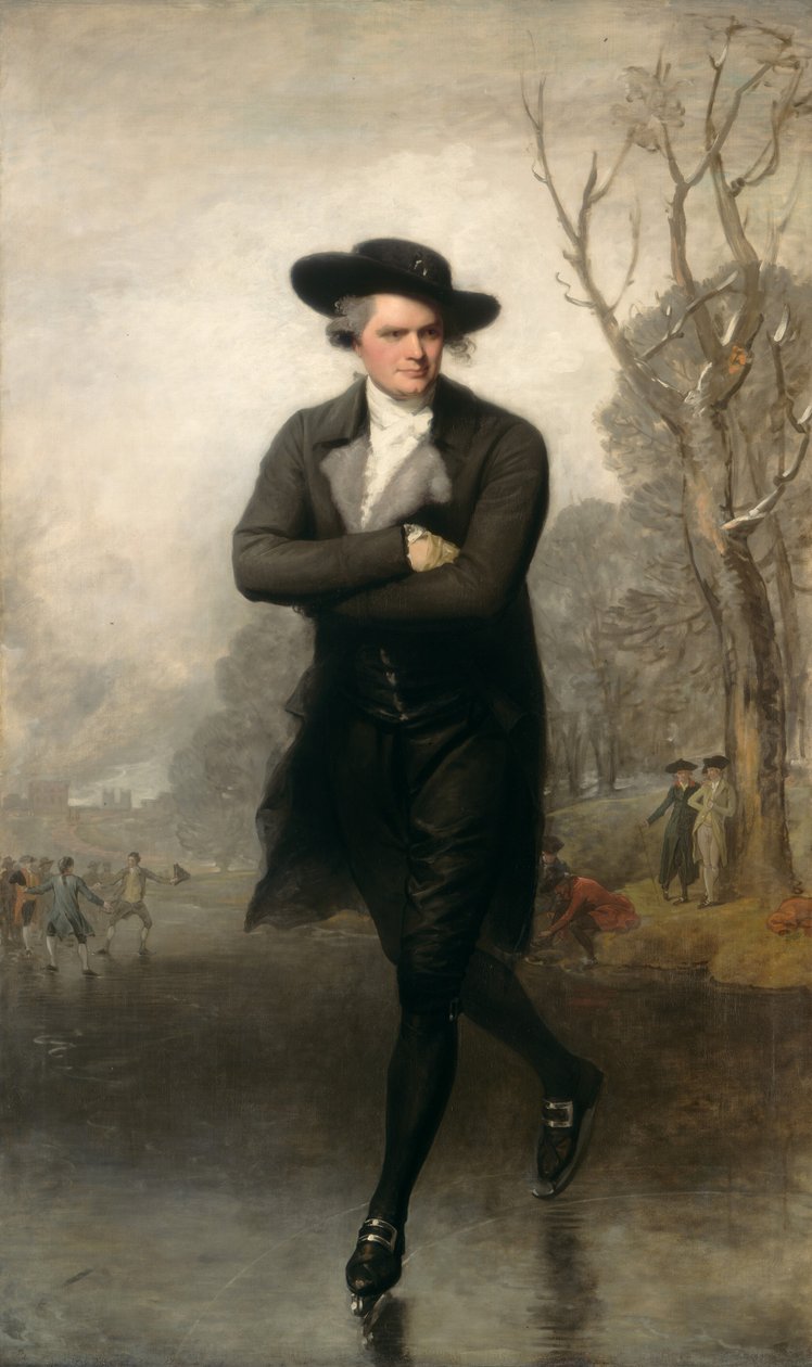 O Skatista (Retrato de William Grant) de Gilbert Stuart